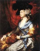 GAINSBOROUGH, Thomas Mrs Sarah Siddons dfg oil